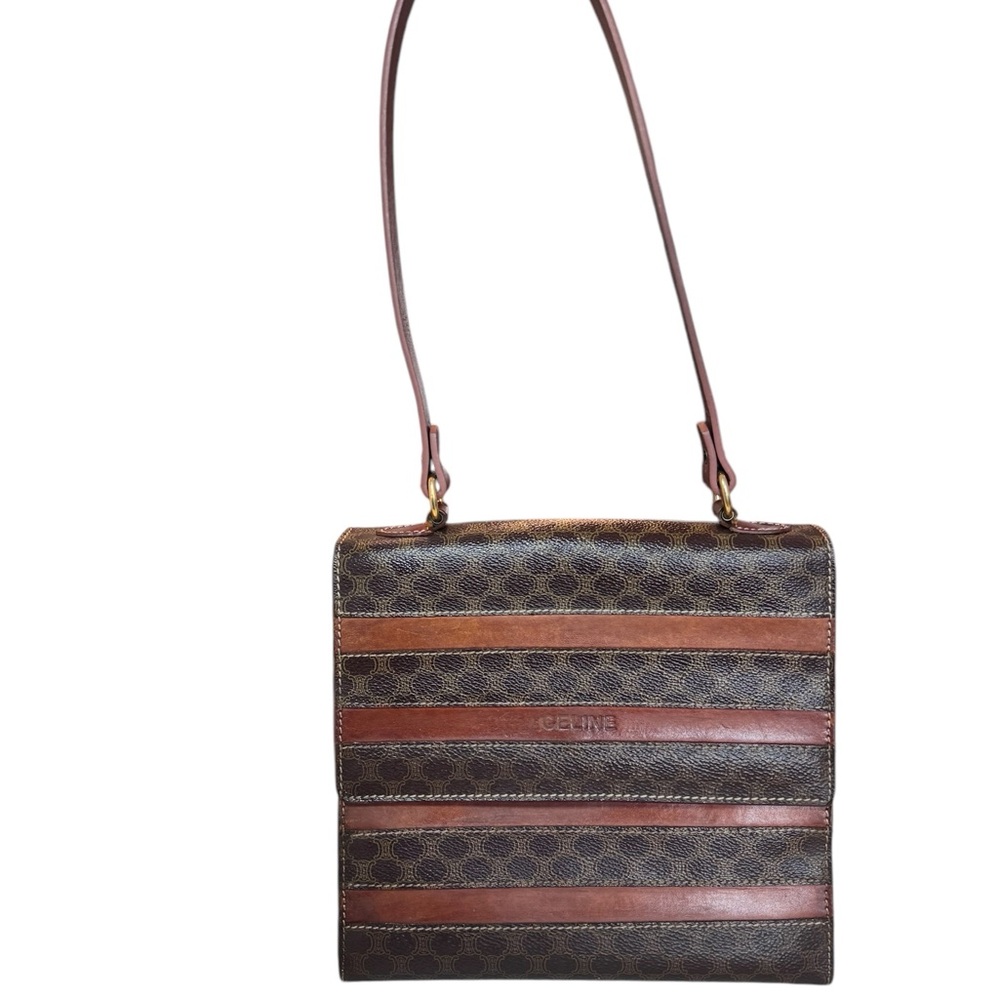 CELINE Triomphe Vintage leather handbag